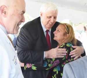 WVU Medicine shows of renovated cancer institute with 7-year survivor
